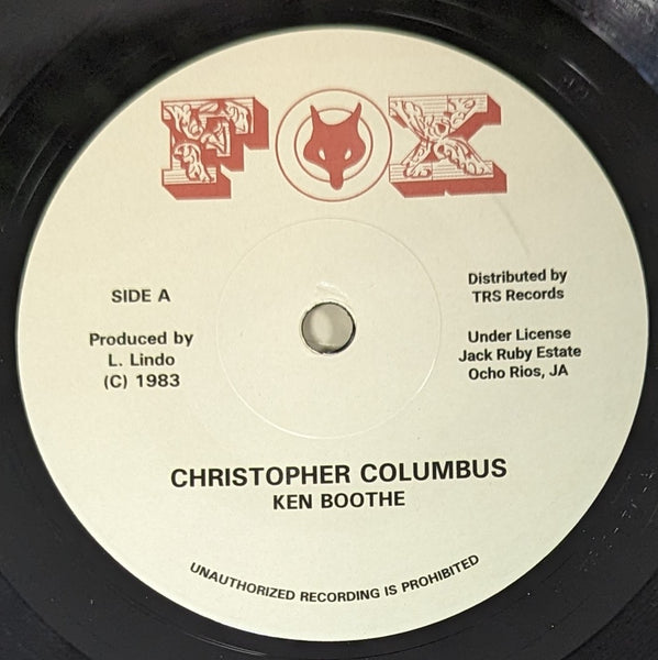 KEN BOOTHE - Christopher Columbus (7")