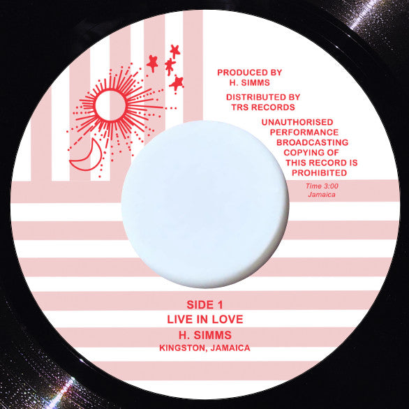 HENRY SIMMS - Live In Love (7")