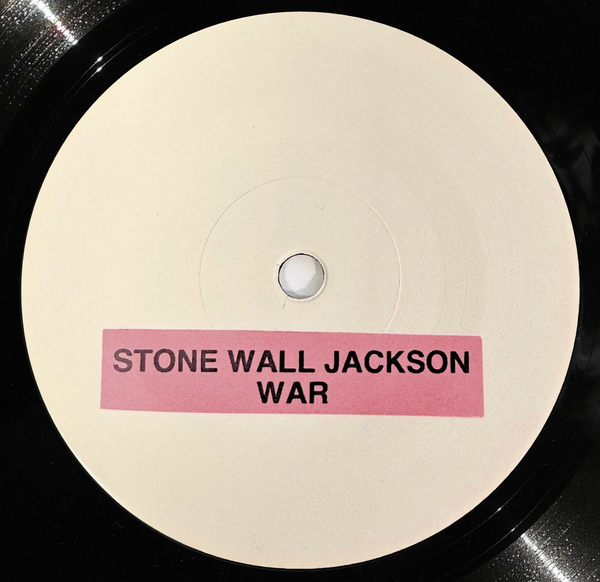STONE WALL JACKSON - War (TEST PRESS)