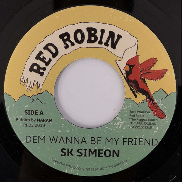 7" SK SIMEON / NARAM ‎– Dem Wanna Be My Friend - TRS Records