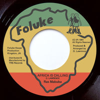 RAS MABUBA - Africa Is Calling (7")